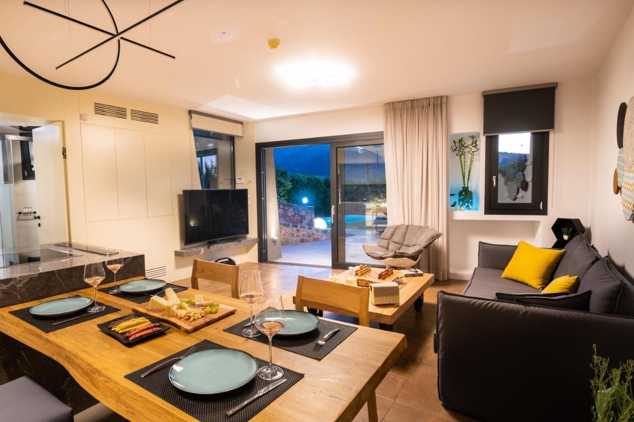 Lithari Luxury Villa With Private Pool, Your Perfect Retreat, Crete Agios Nikolaos Exterior foto