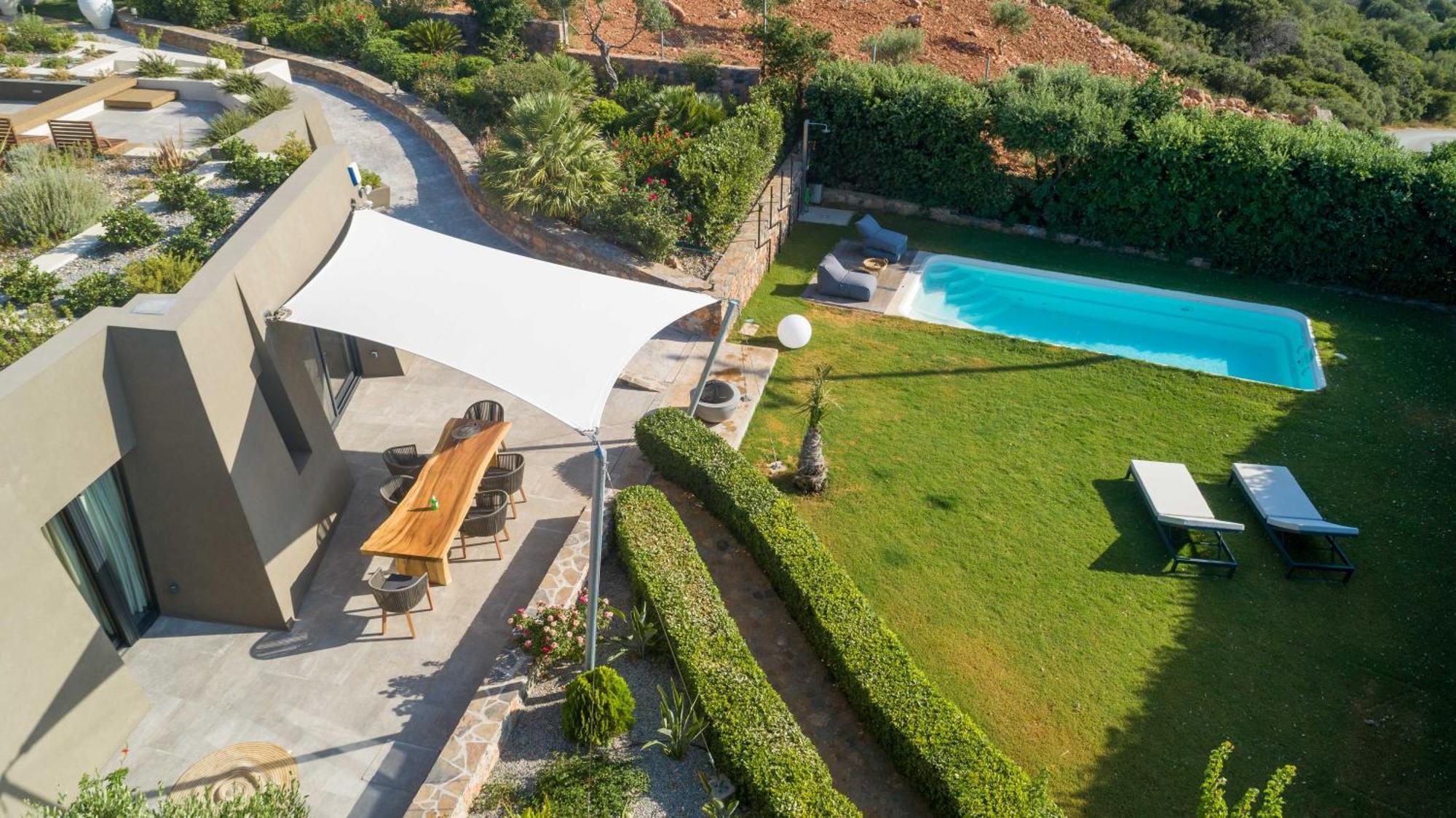 Lithari Luxury Villa With Private Pool, Your Perfect Retreat, Crete Agios Nikolaos Exterior foto